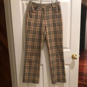 Plaid Tan Women’s Pants